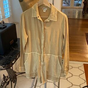 Billabong Beige Button-Up Romper